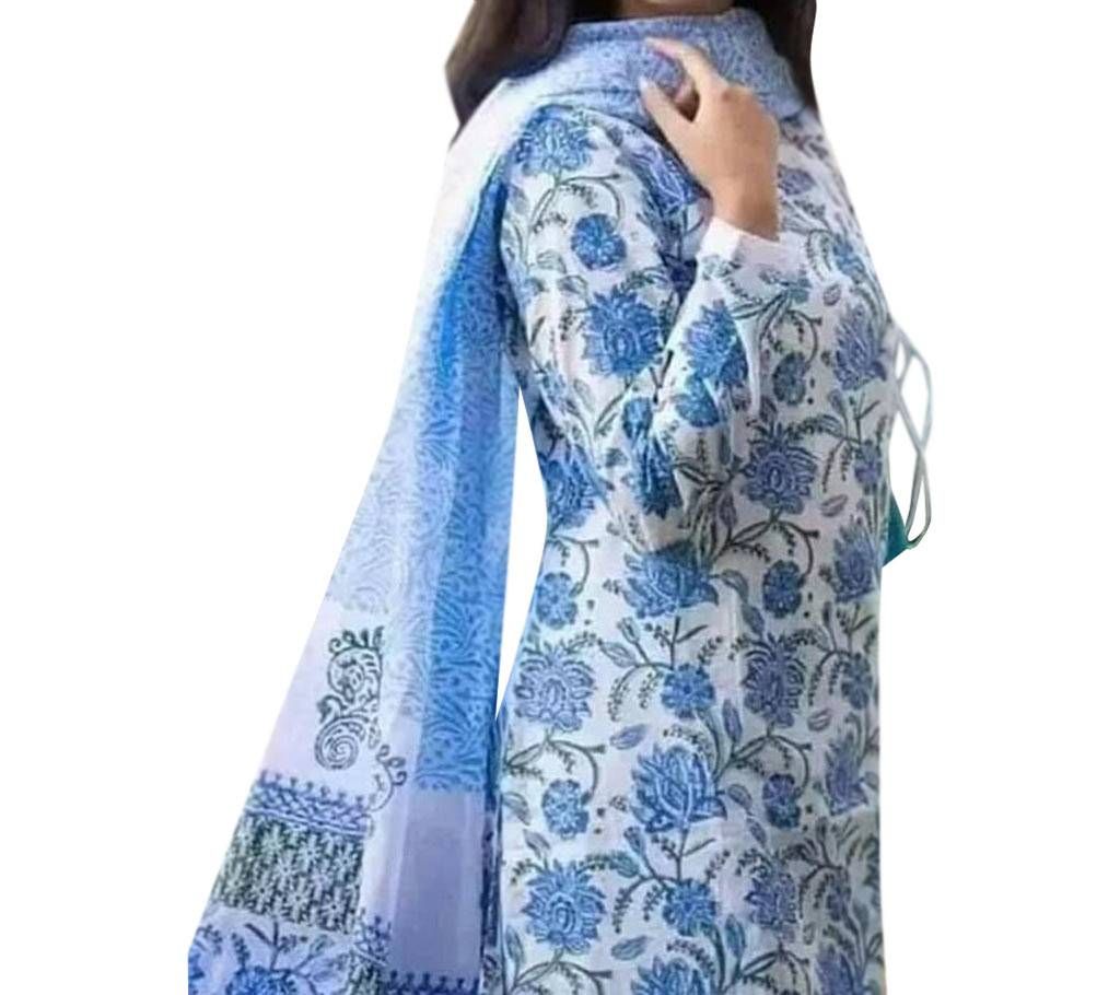 Unstitched Block printed Salwar kameez seblock-02