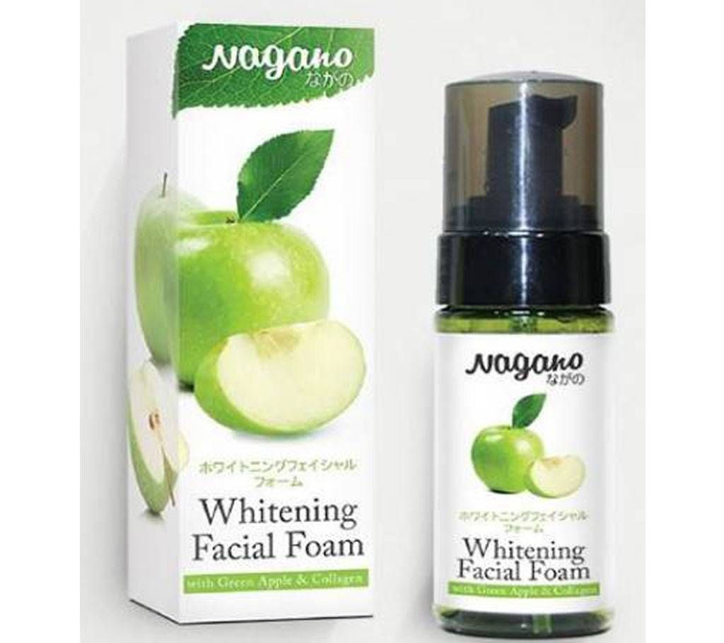 NAGANO WHITENING FACIAL FOAM 50ML JAPAN