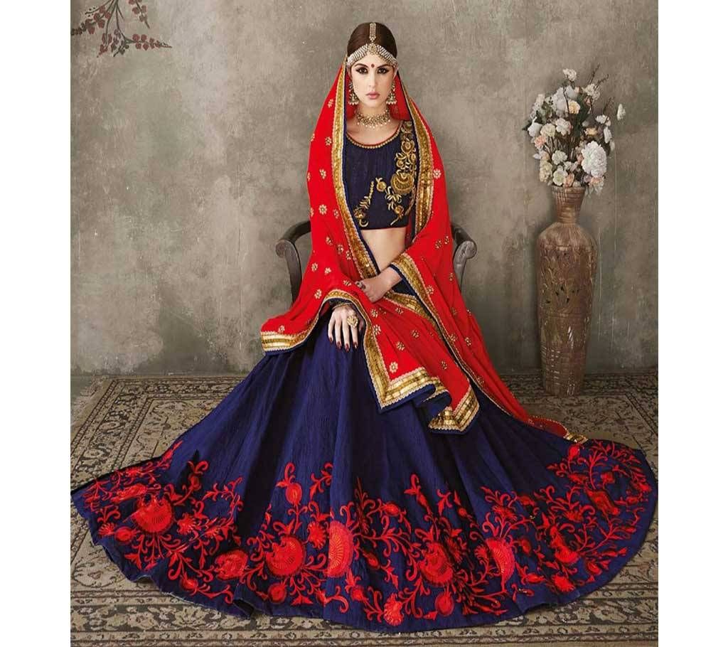 Indian Weightless Soft Georgette Embroidery long lehenga 
