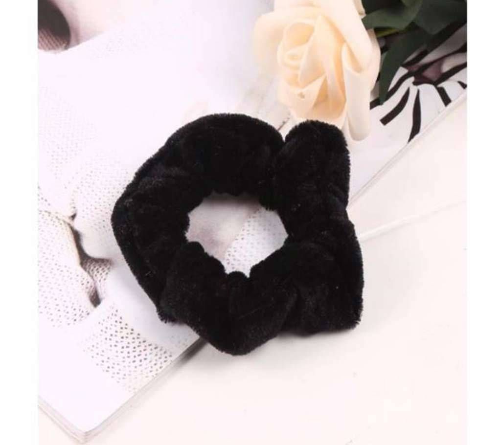Elastic Black Solid Round Hairband For Women hair  Accessories