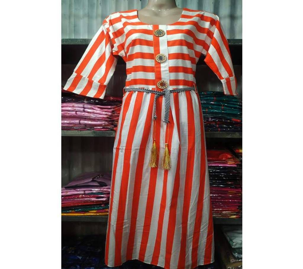 Step Linen Kurti