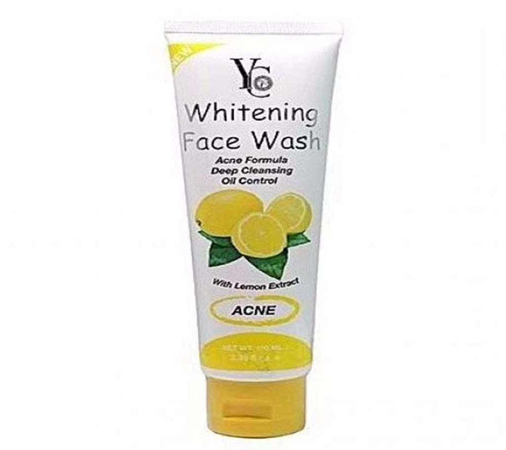 YC WHITIENING FACE WASH WITH LEMON FLAVOUR - THAILAND 100ml