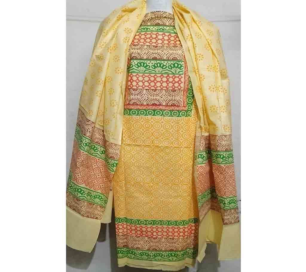 Block Print Salwar Kameez.