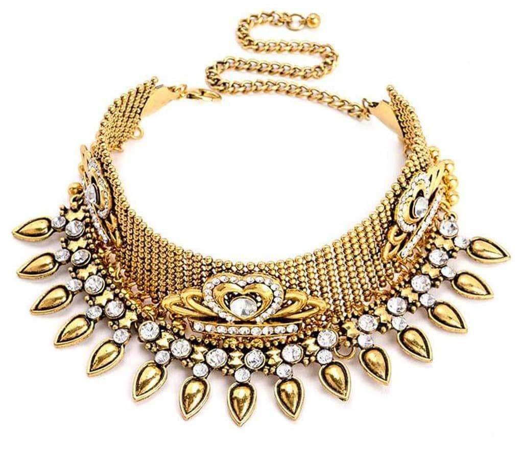 Oxidized Choker Necklace 