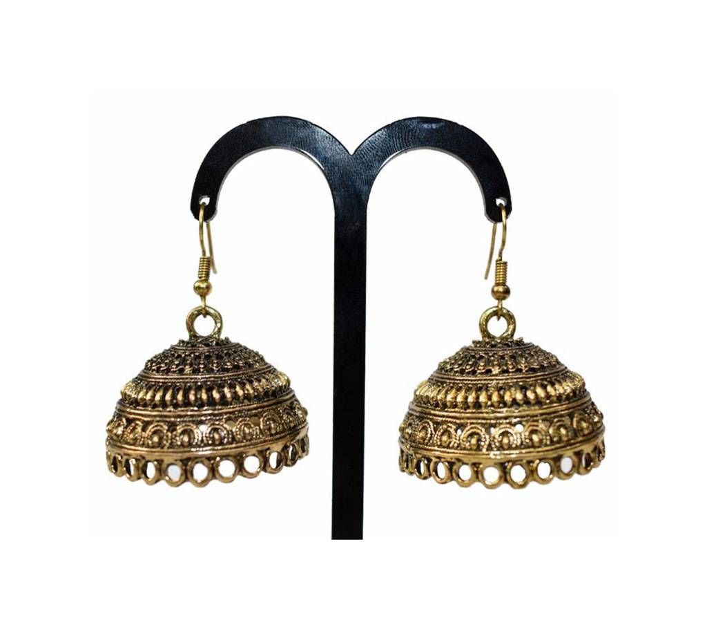 Golden Antique Earrings For Ladies