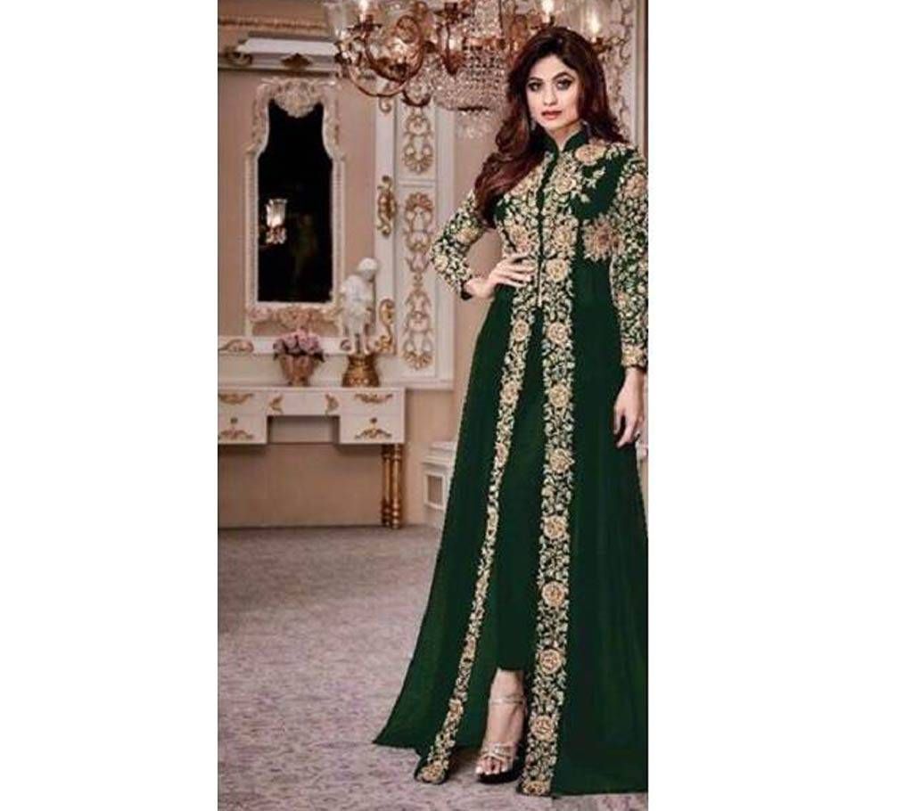 Embroidery Salwar Kameez (Green)