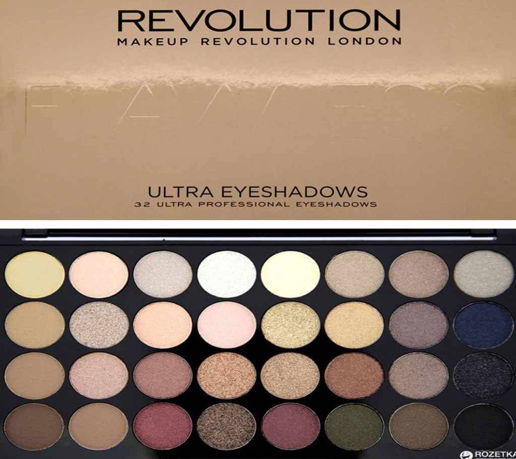 Makeup Revolution Flawless Ultra 32 Eye shadow Palette 16g UK 