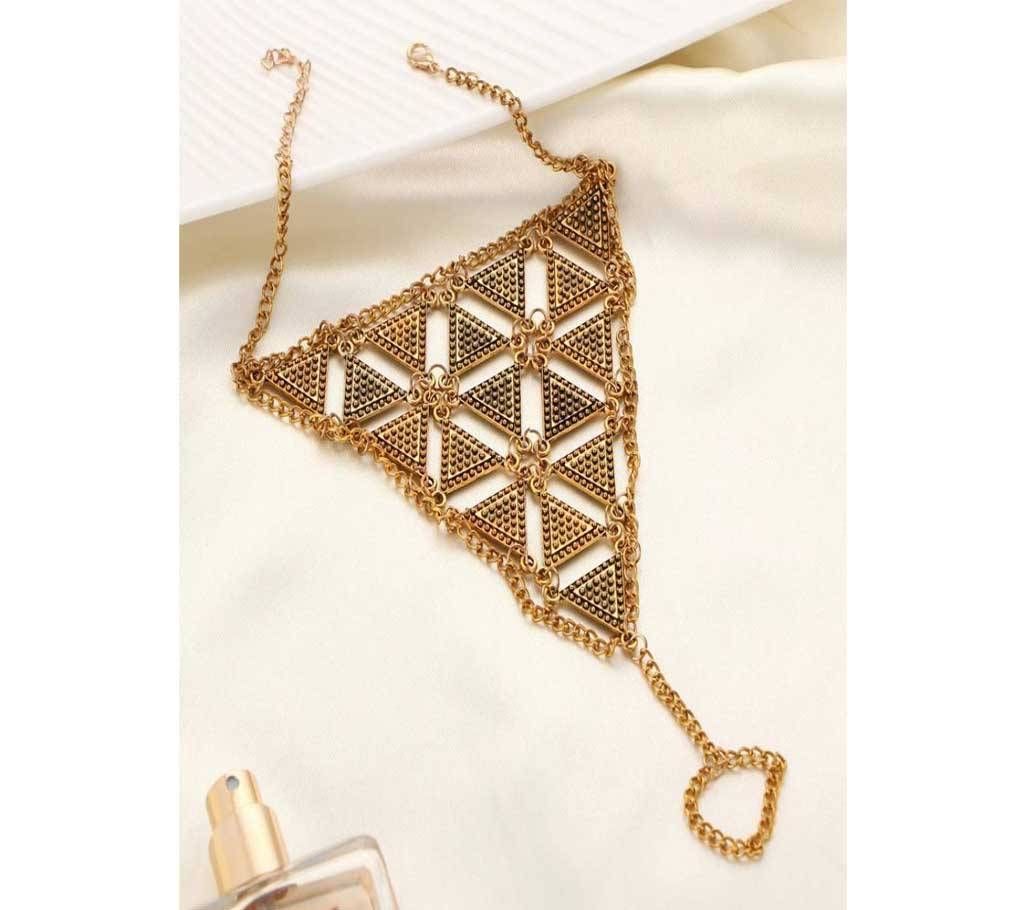 Triangle anklet