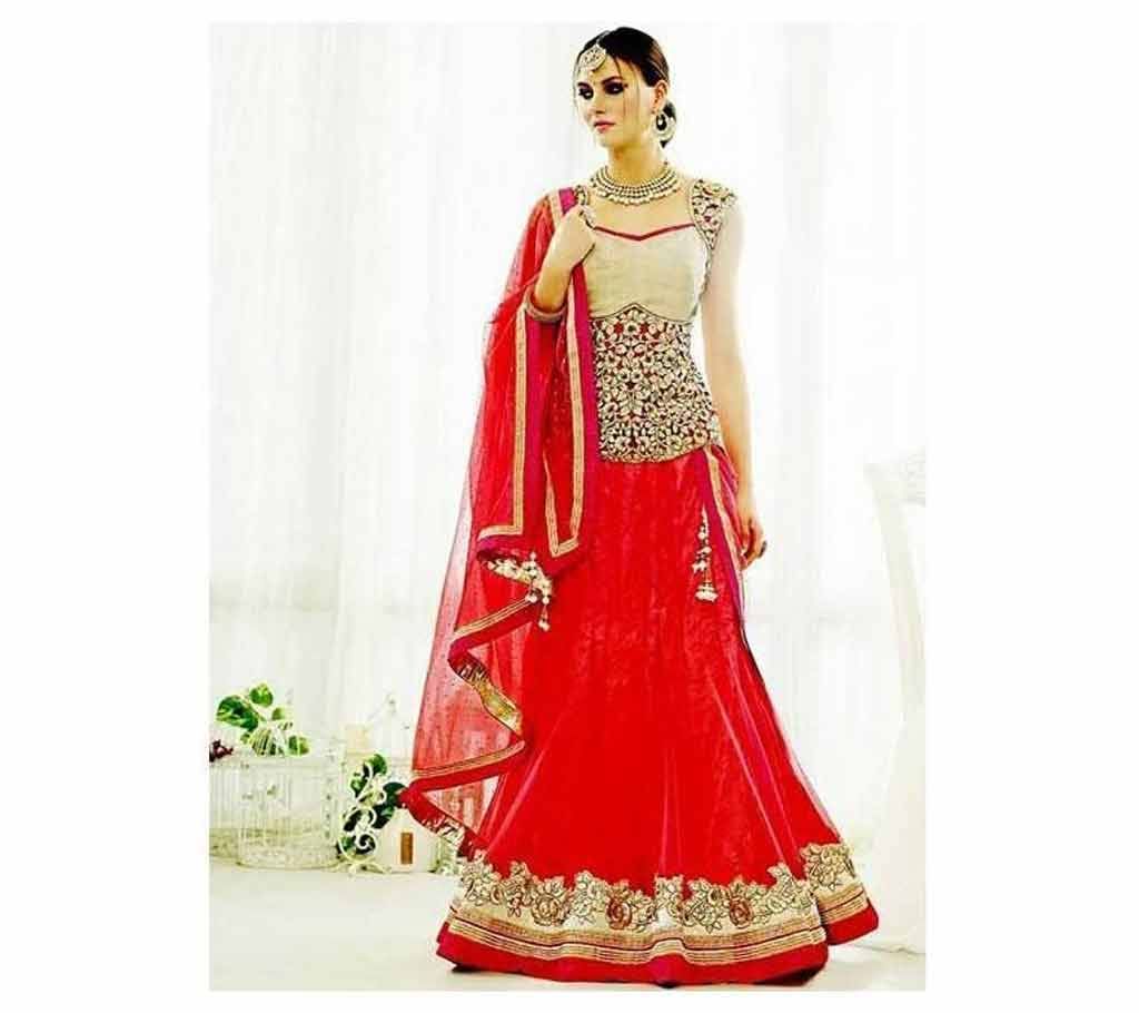 Unstitched Indian Georgette Designer Embroidery Lehenga (Copy)