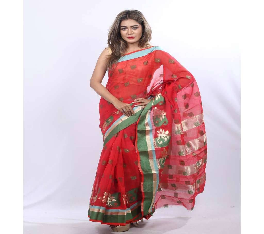 Tangail er Half Silk Jamdani saree