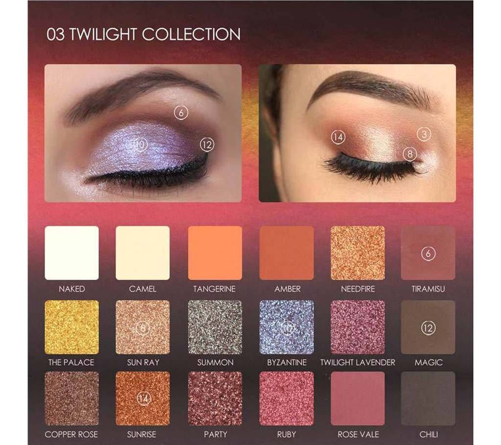 Focallure 18 colors eyeshadow  palette - 2 - China 