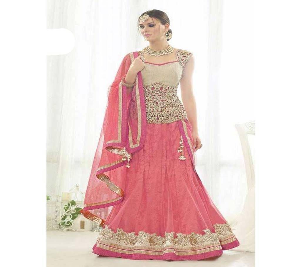 Unstitched Georgette Lehenga - Copy