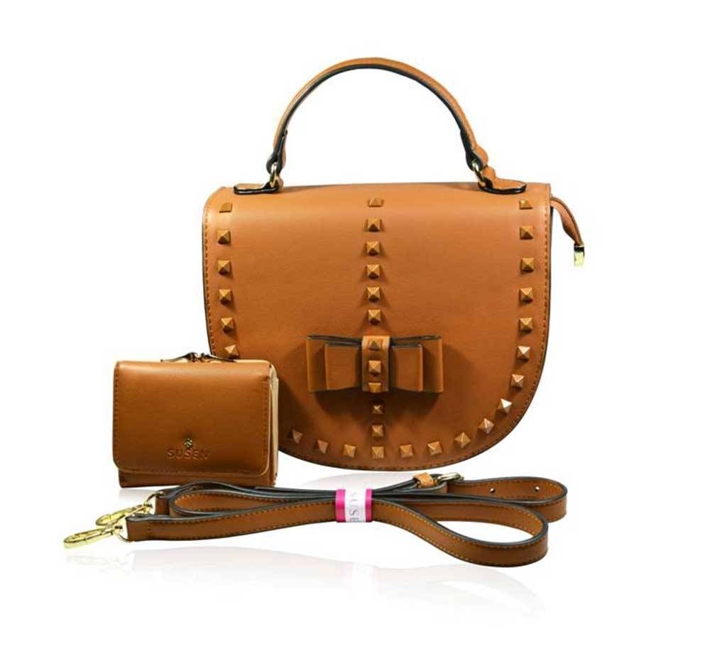Susen Classy Metals Deign Hand & Shoulder Bag