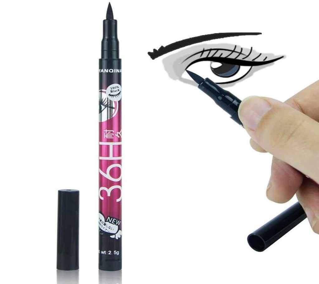 Black Waterproof Liquid Eyeliner  1 pcs China