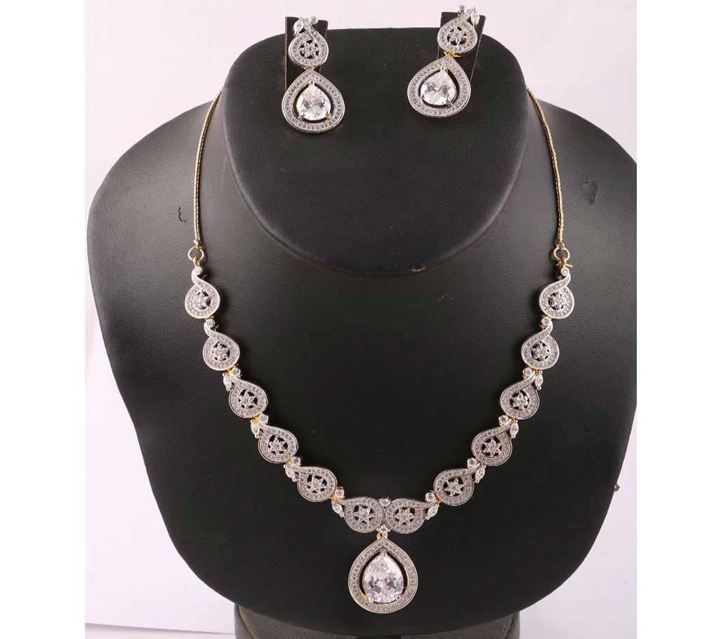 american diamond cut Necklace-811