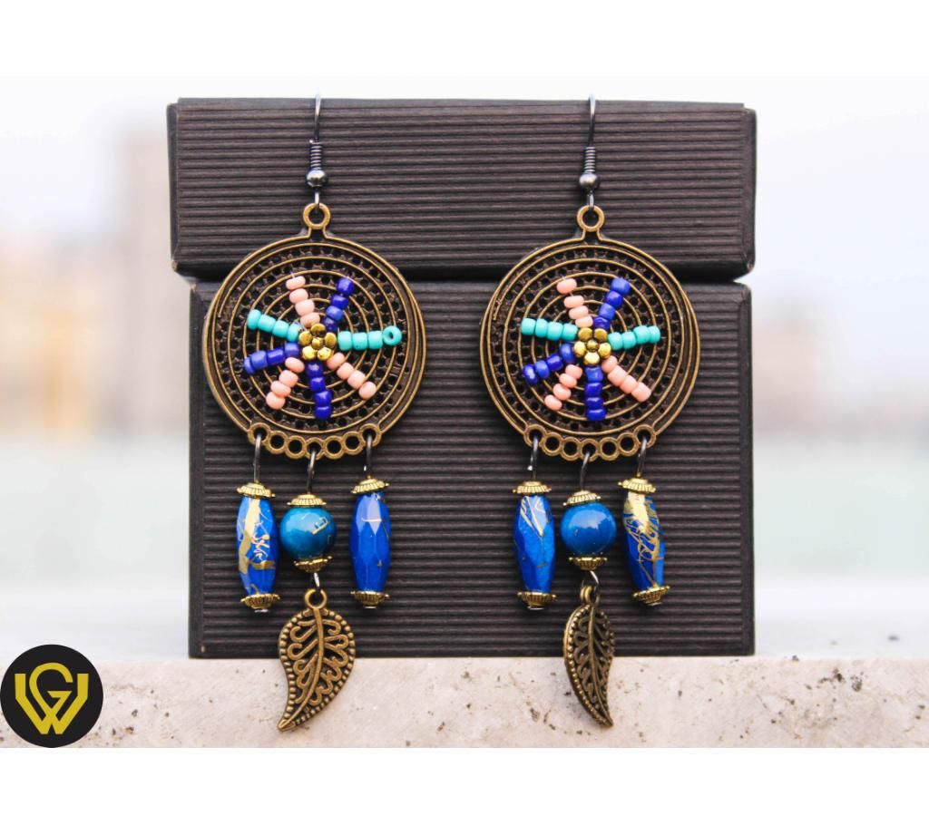 Dreamcatcher Earring Blue