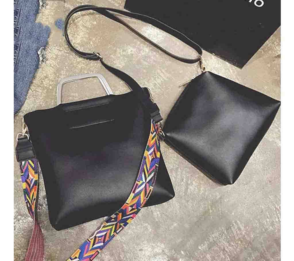 2 in 1 Ladies PU Leather handbag