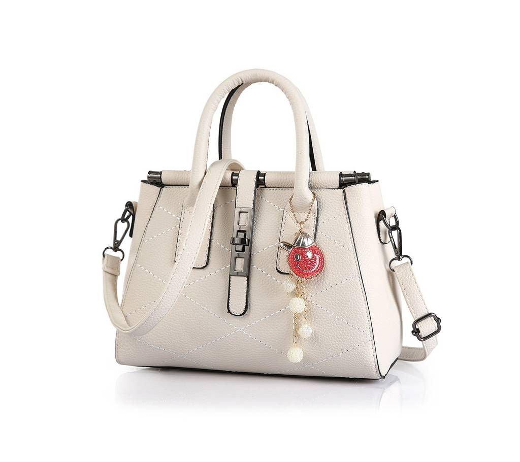 Korean Women's Fashion Casual Smiley Face Chain Pendant Shoulder Bag