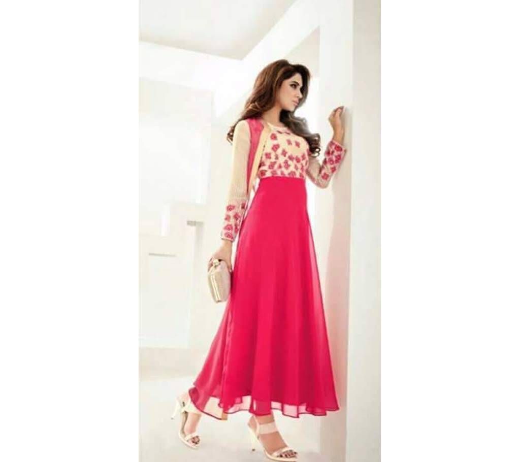 Un stitched Georgette salwar kameez- replica 