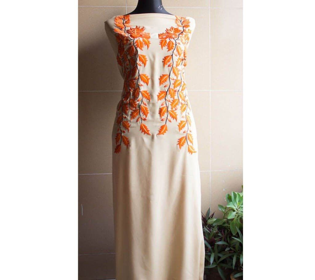 Unstitched linen single pc kameez