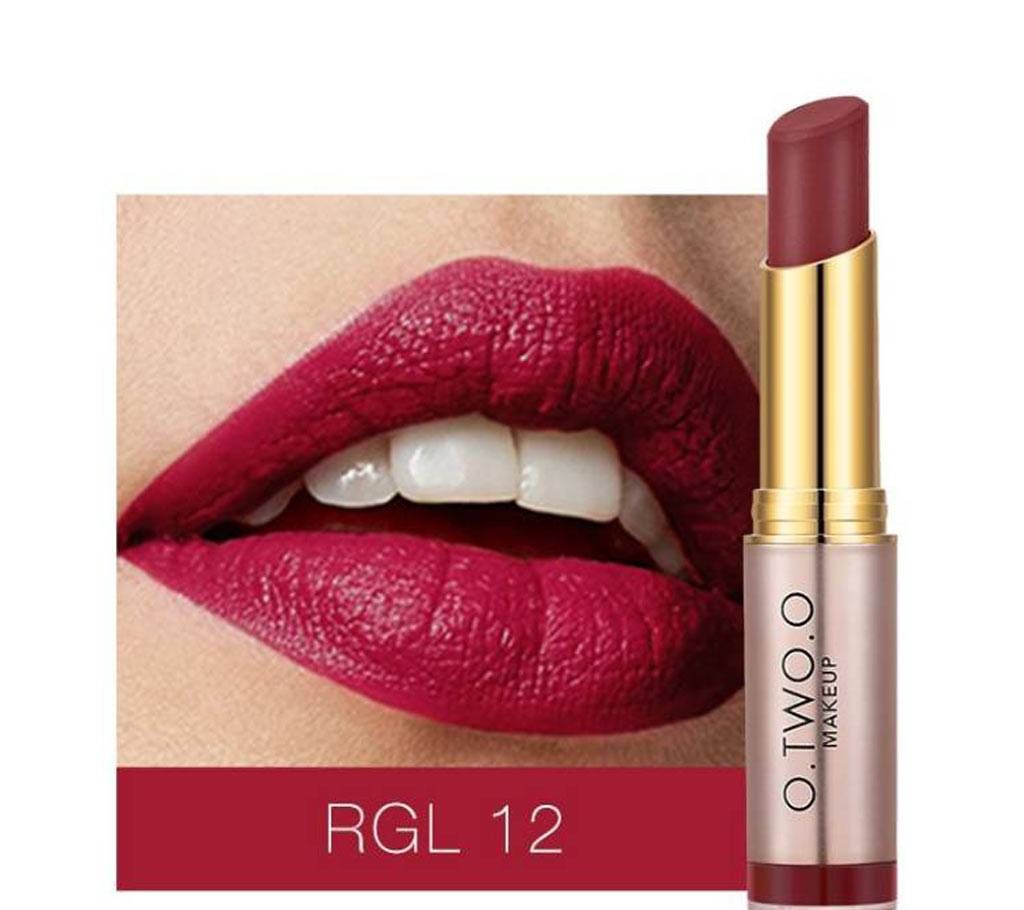 O.TWO.O Matte Lipstick Shade#12 - China