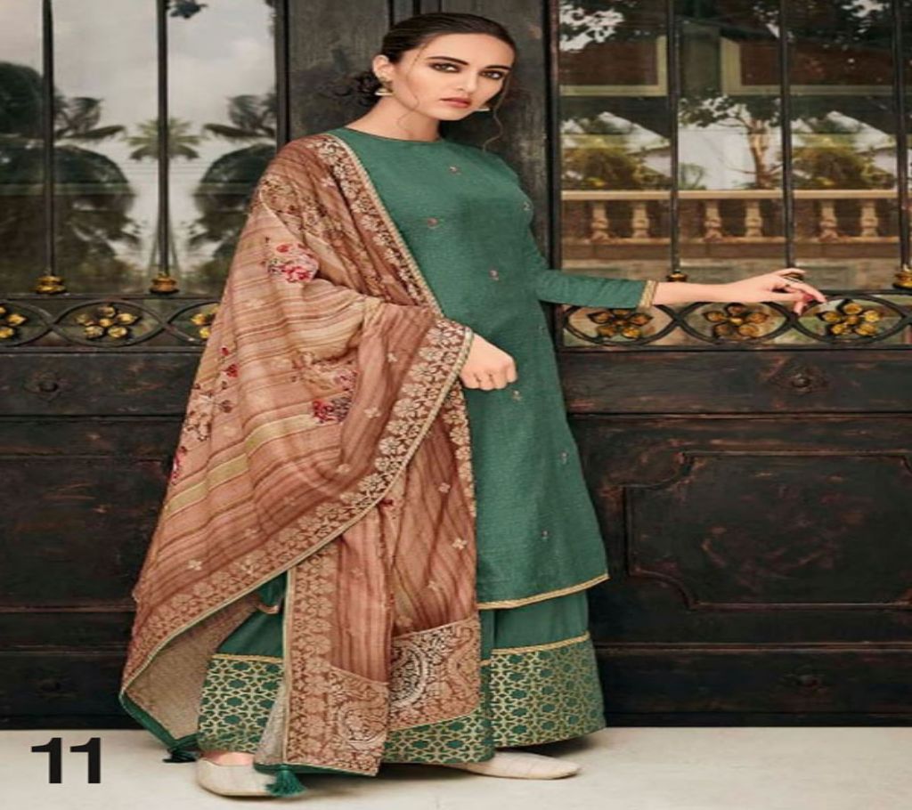 Varsha The Bright Side Unstitched Cotton Three Piece (Copy)