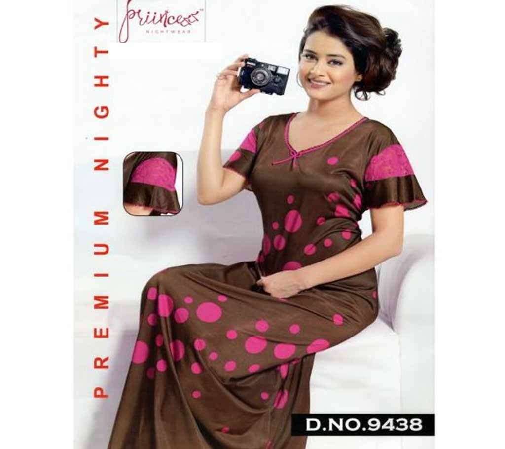 Fashionable One Part Night Dress-9438
