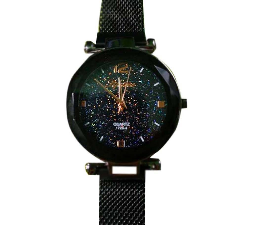 Black Magnetic Ladies wrist watch
