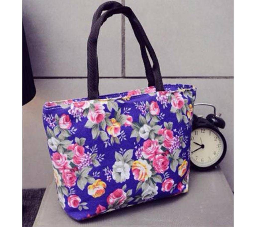 Reusable Waterproof Portable Printed Grocery Shopping Canvas Bag Foldable