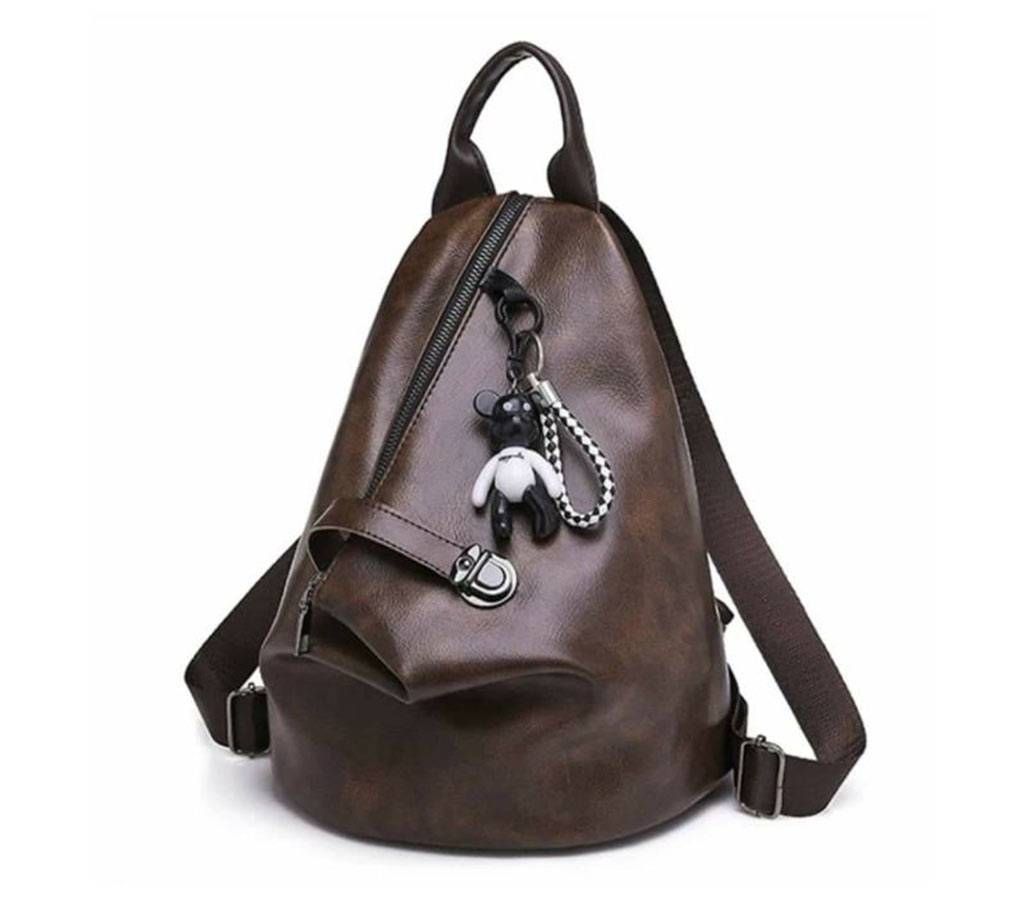 PU Leather College/School Ladies Shoulder Bag 