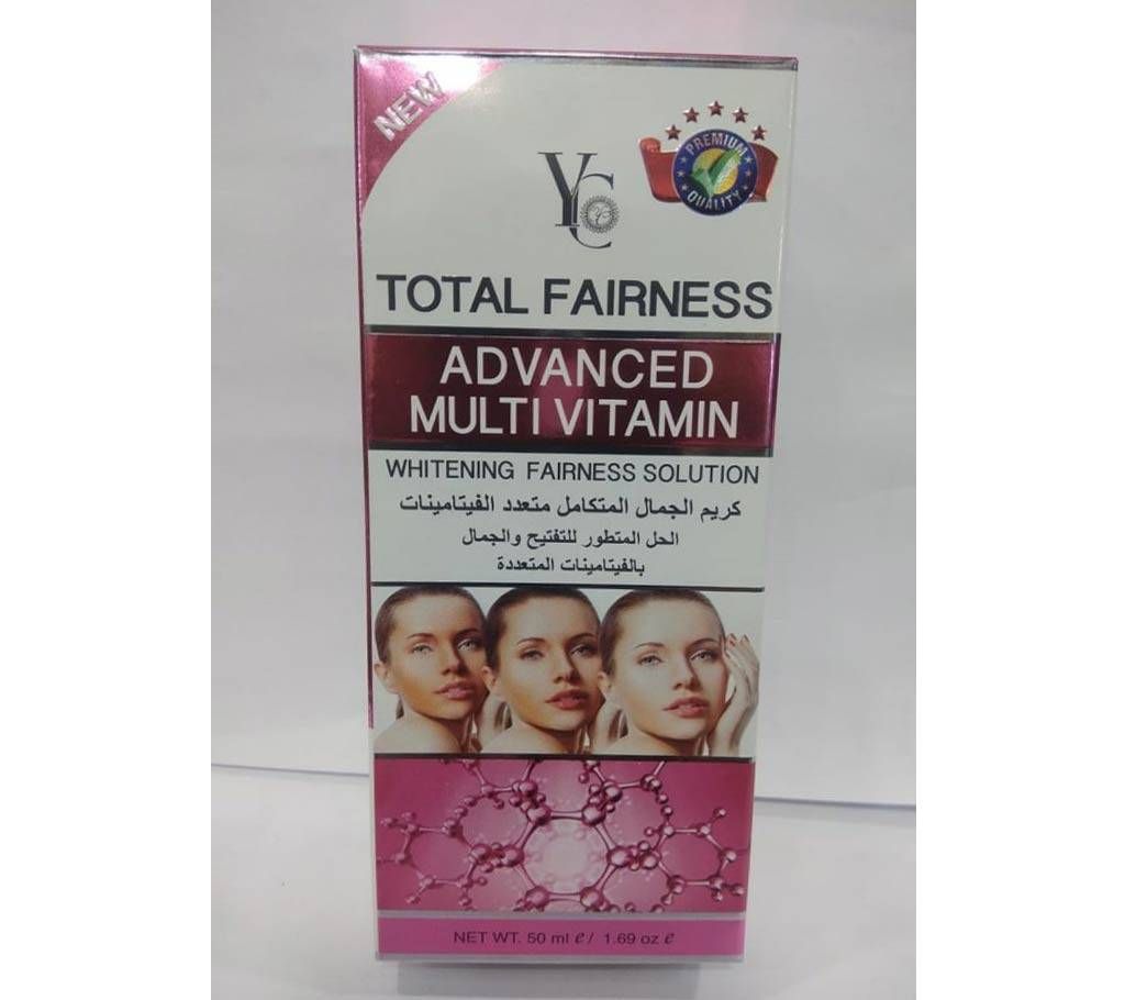 Yc total whitening fairness solution cream 50 ml  thailand