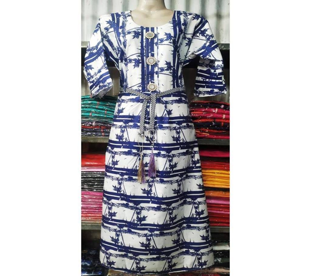 khejur screen printed Kurti