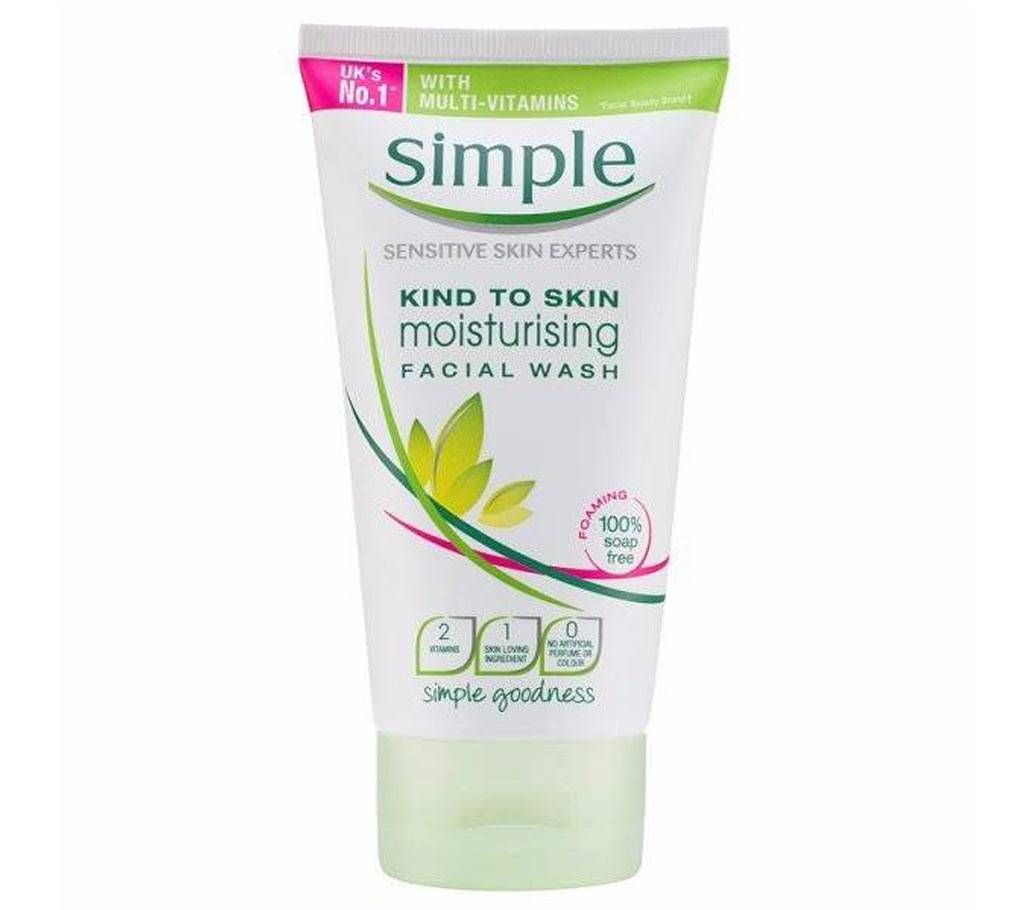 Simple Kind To Skin Moisturising Facial Wash 150ml