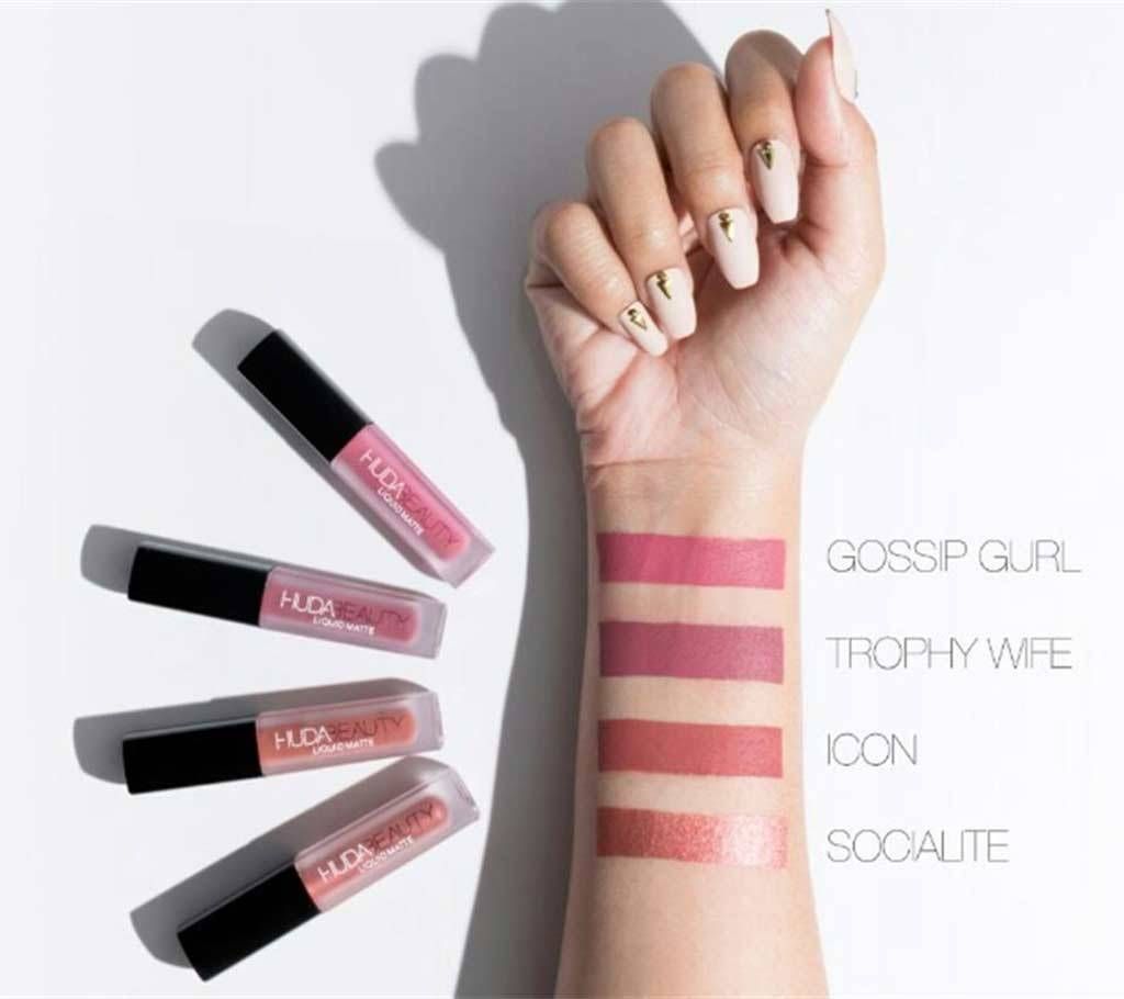 Huda Beauty Pink Edition Lipstick-4 pcs