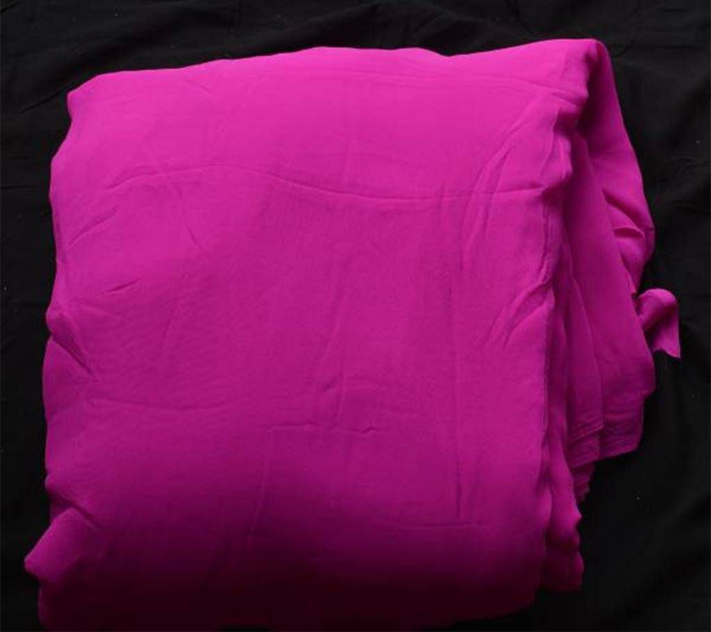 Indian Weightless Georgette - 1 Yard (Berry)