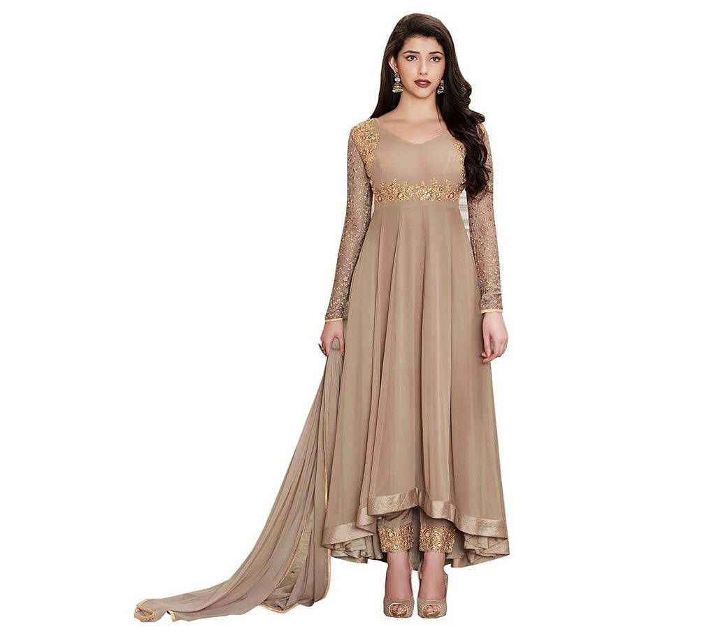 Semi Stitched Faux Georgette Anarkali Salwar Kameez 