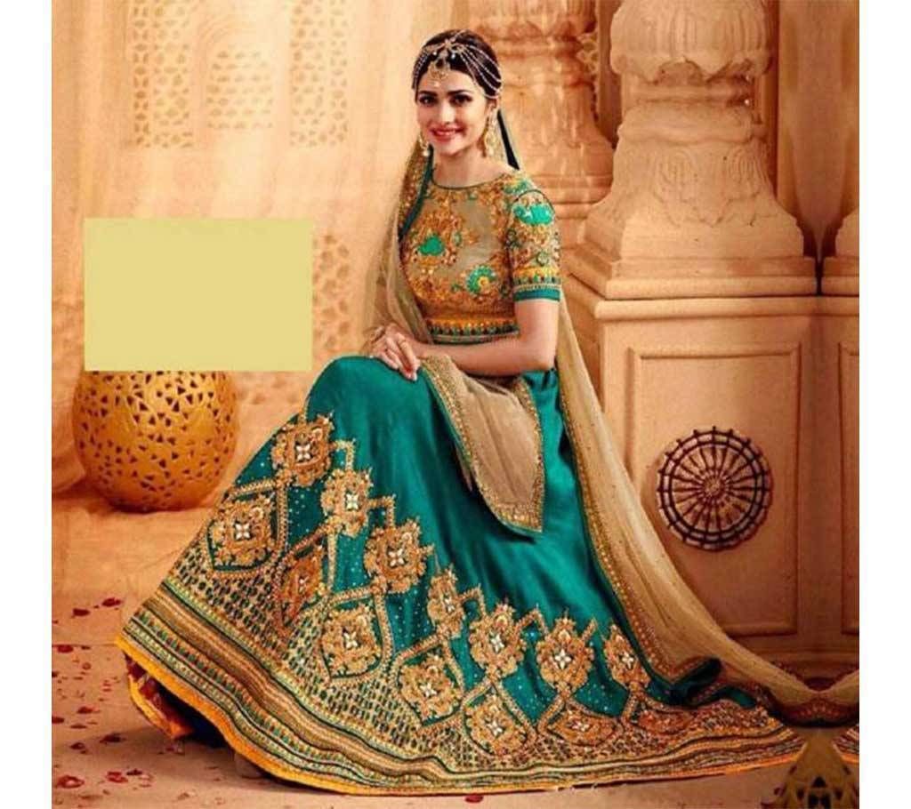 Indian Unstitched Jungle Three-piece - (Copy)