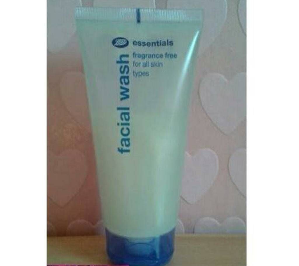 Boots fragrance free Facial wash (UK)