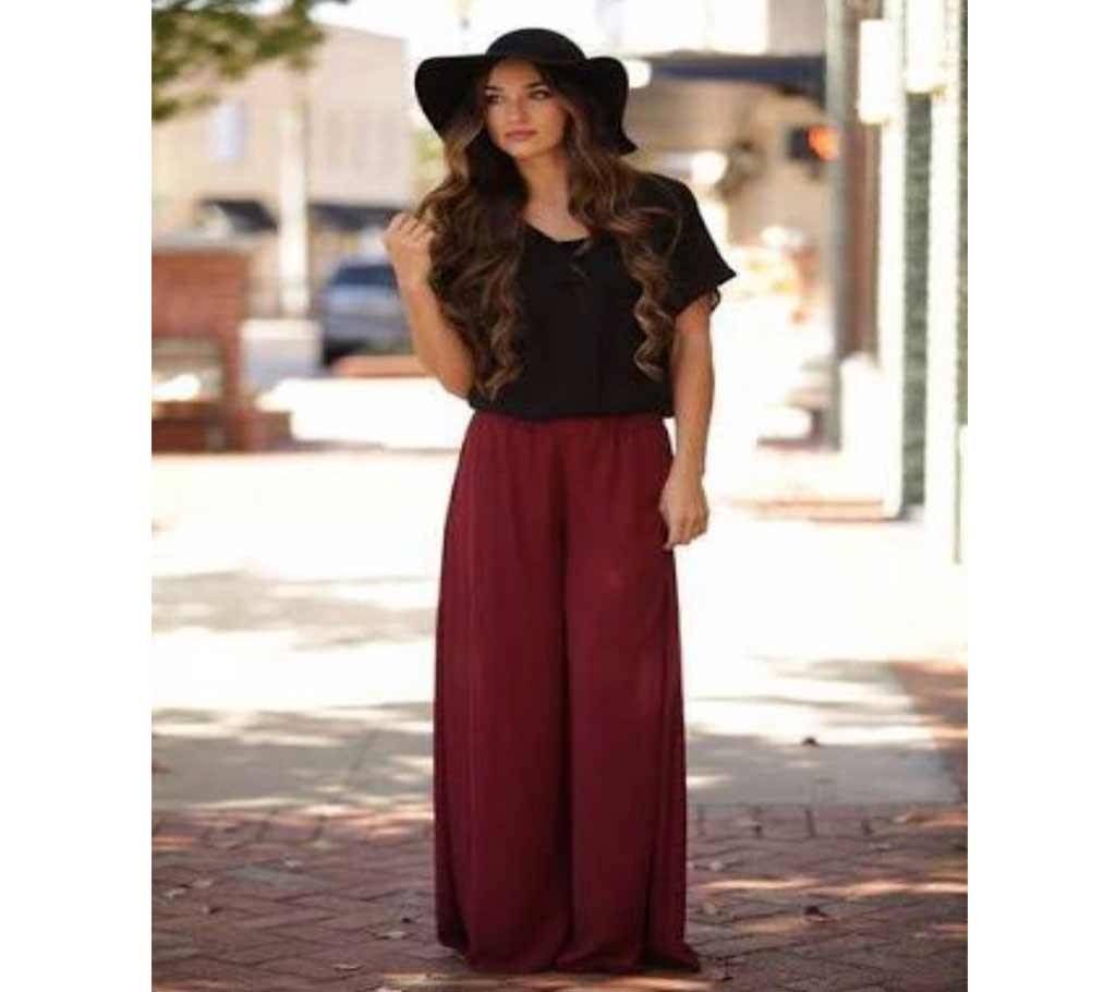 Ladies China Linen Palazzo