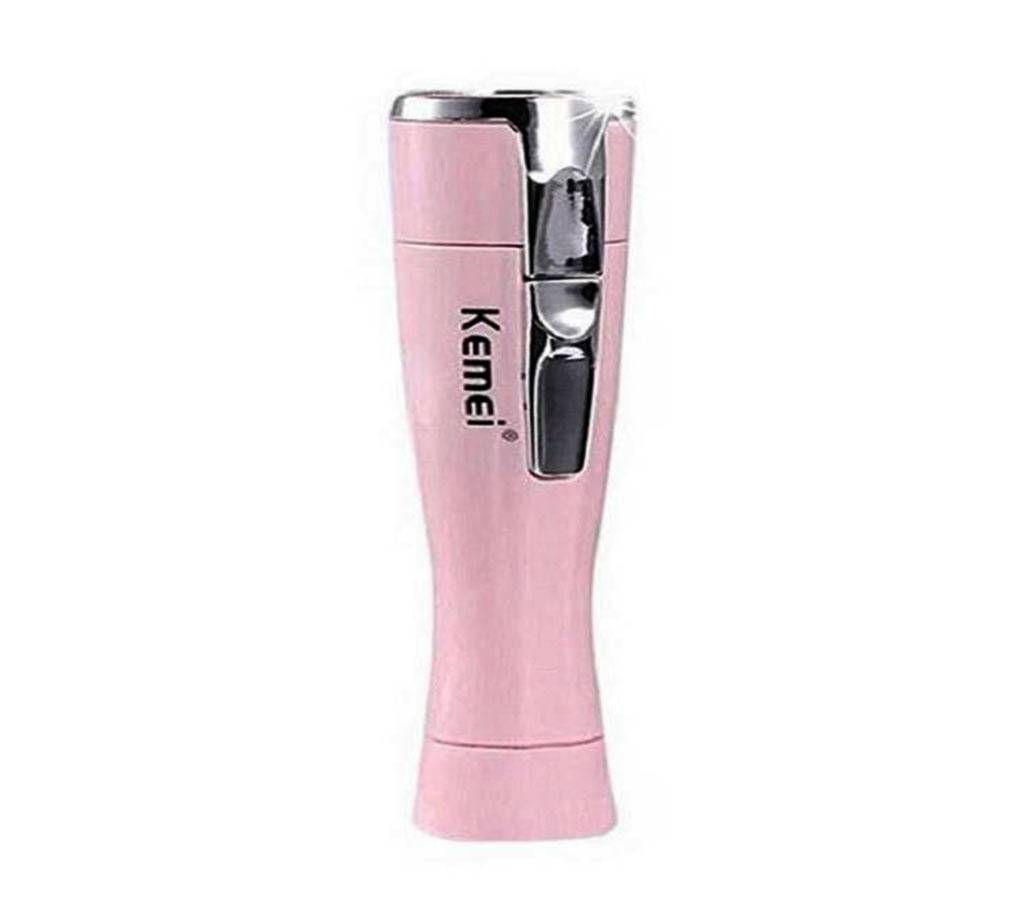 KM-1012 Lady Mini Electric Shaver Hair Remover - Pink