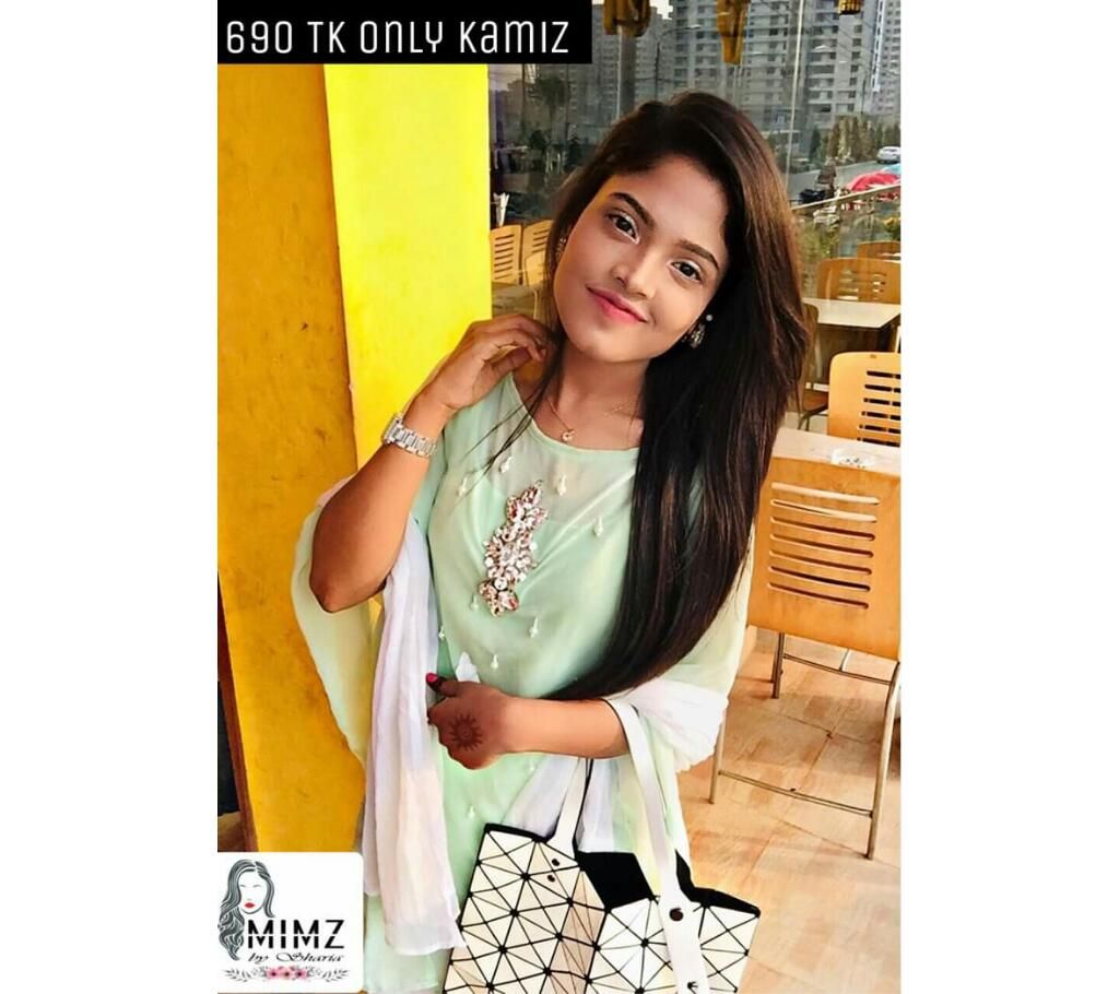 stone work kurti