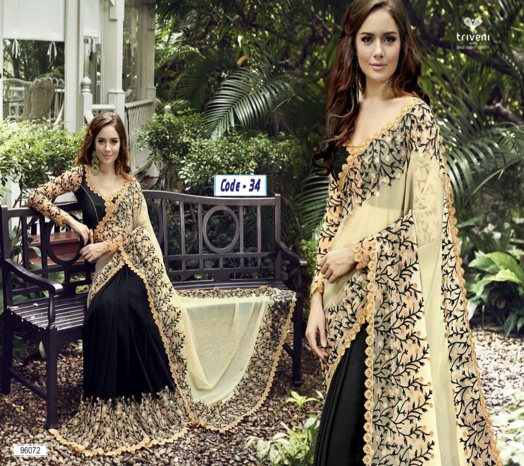 Weight Less Georgette saree Hp-43