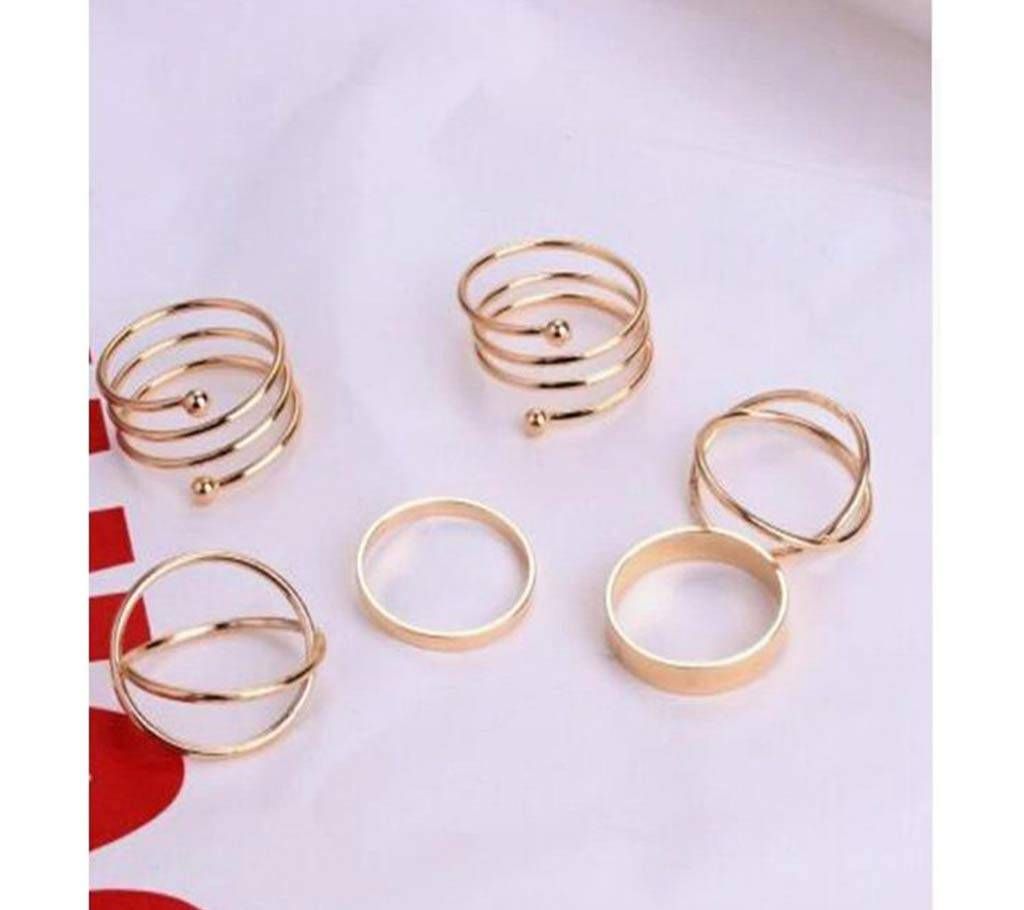 6 PCS Ring Set