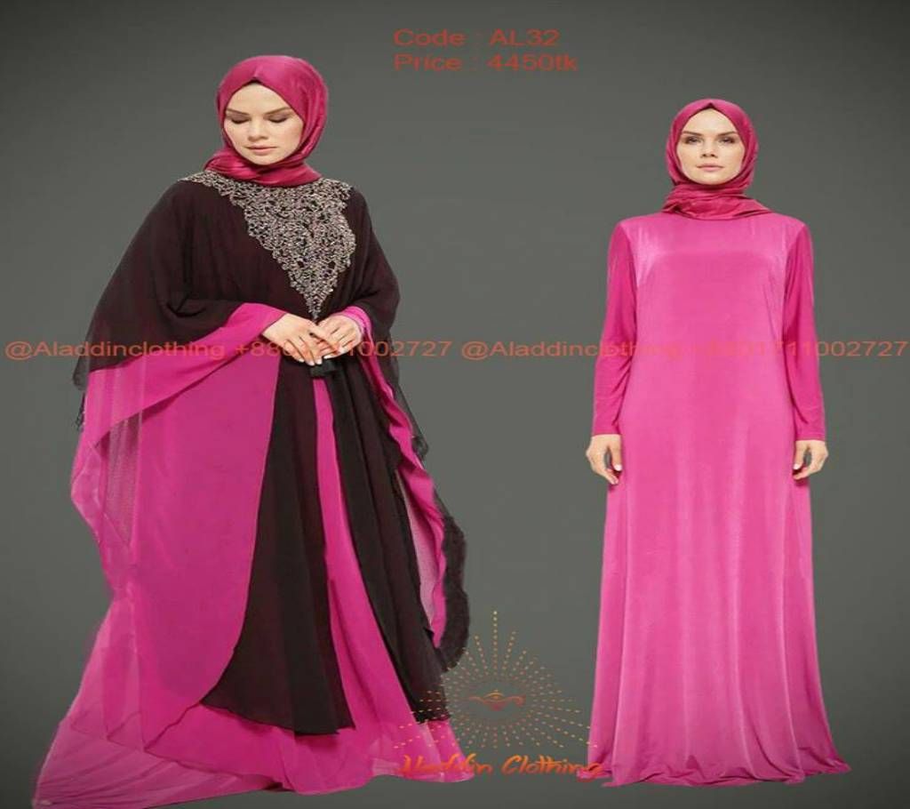 shamu silk fabric Abaya Muslim women wear
