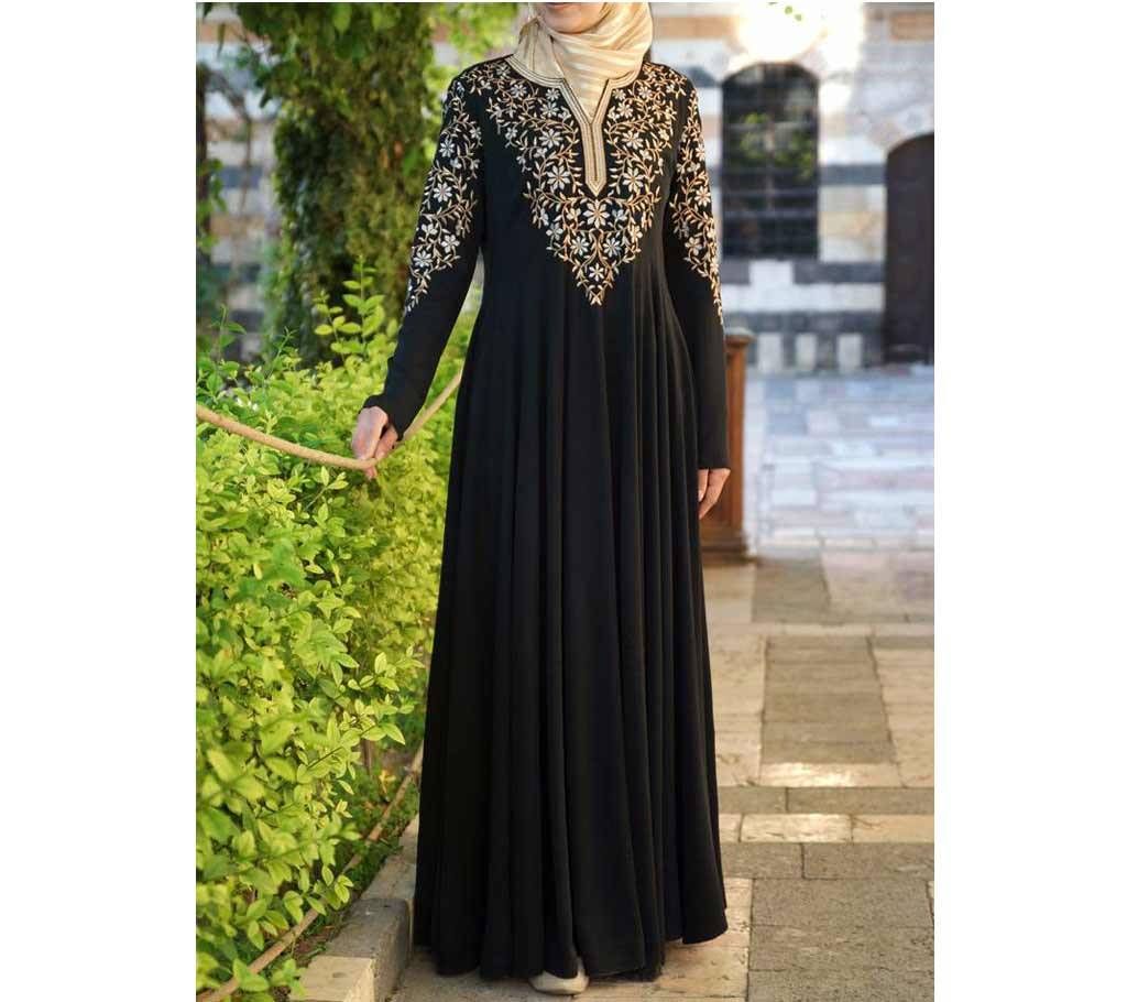 Classic Embroidery Design Abaya