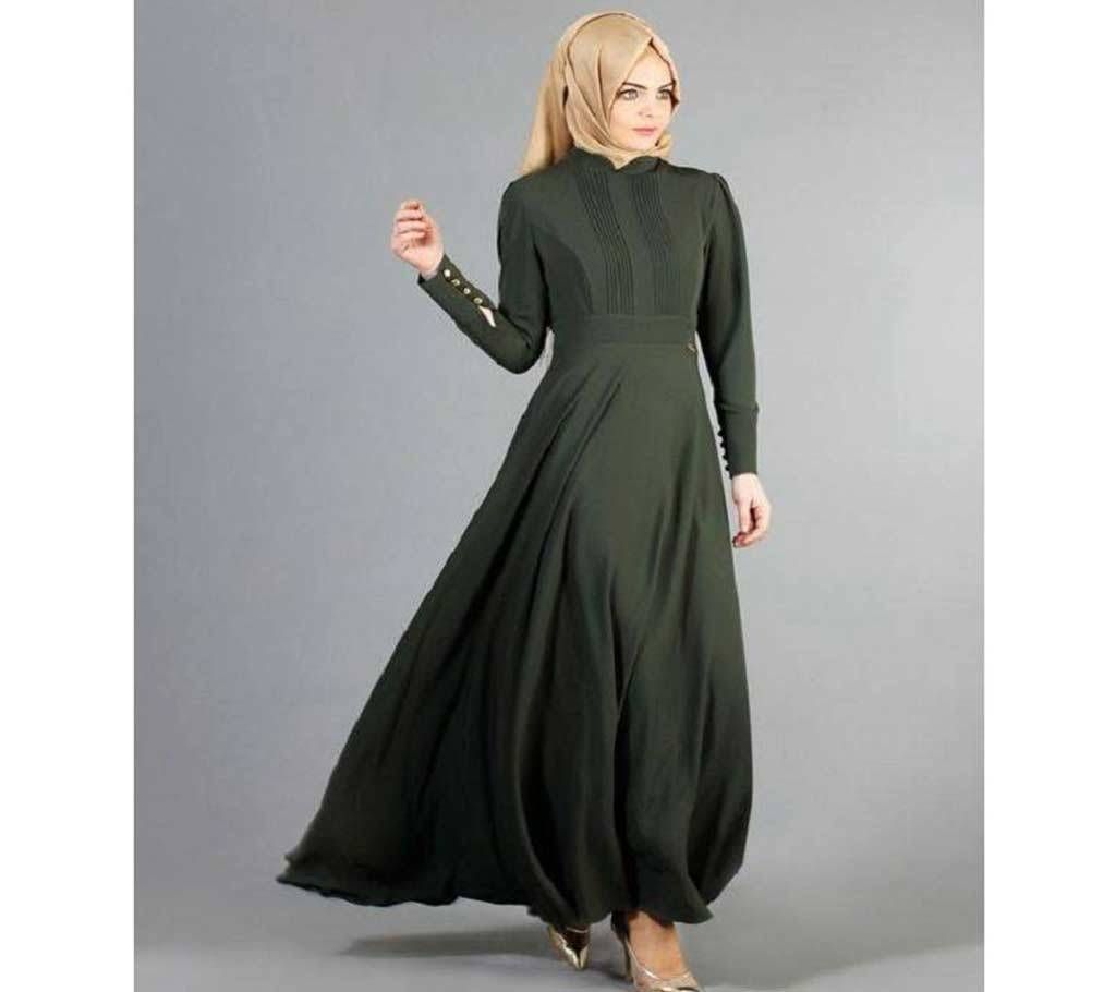 Dark-Olive BMW Borka For Woman