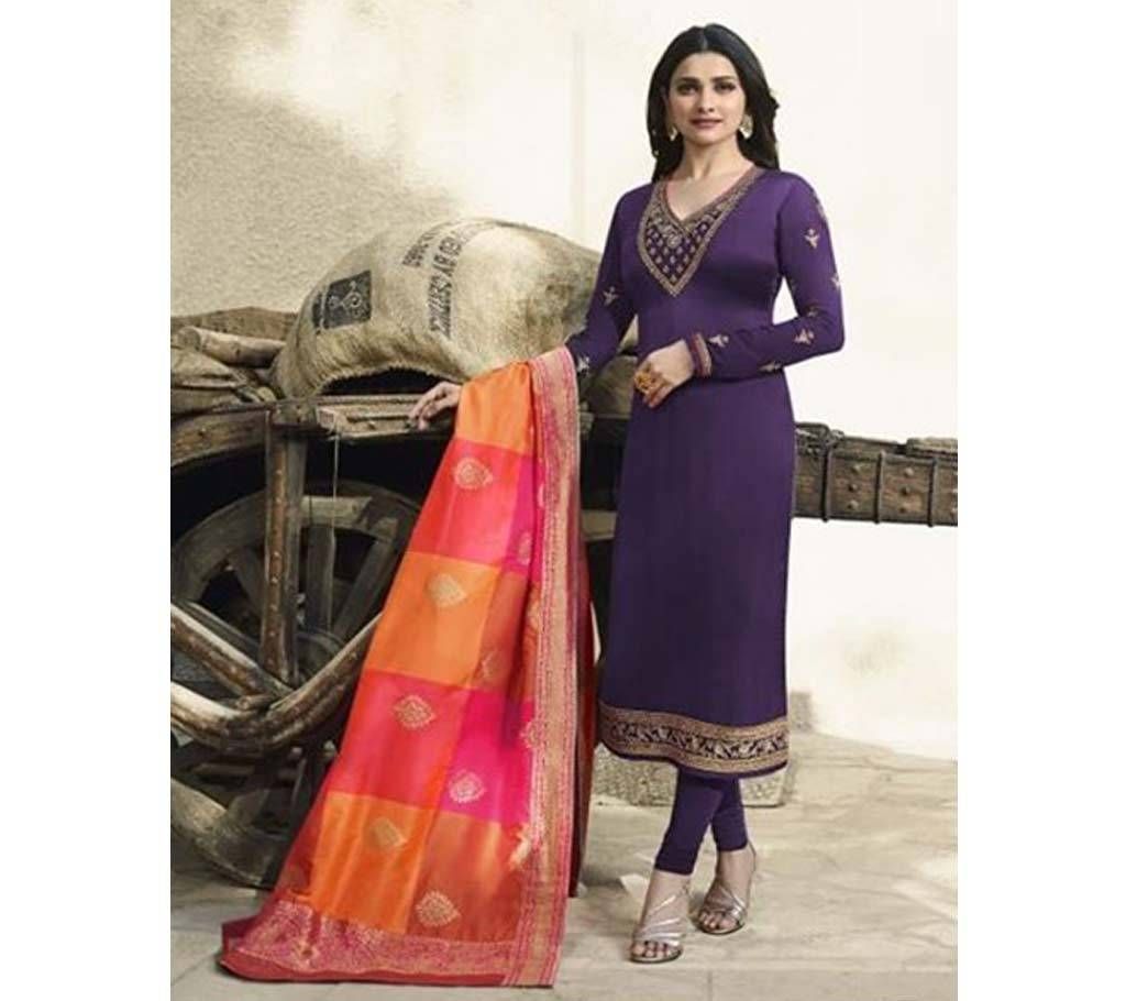 Vinay Kaseesh Banaras 3 Hitlist ( Dark Purple & Banaras Dopatta)- Copy