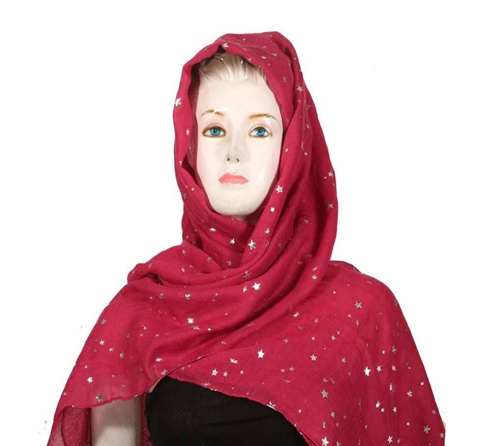 Little star Foil Print Hijab