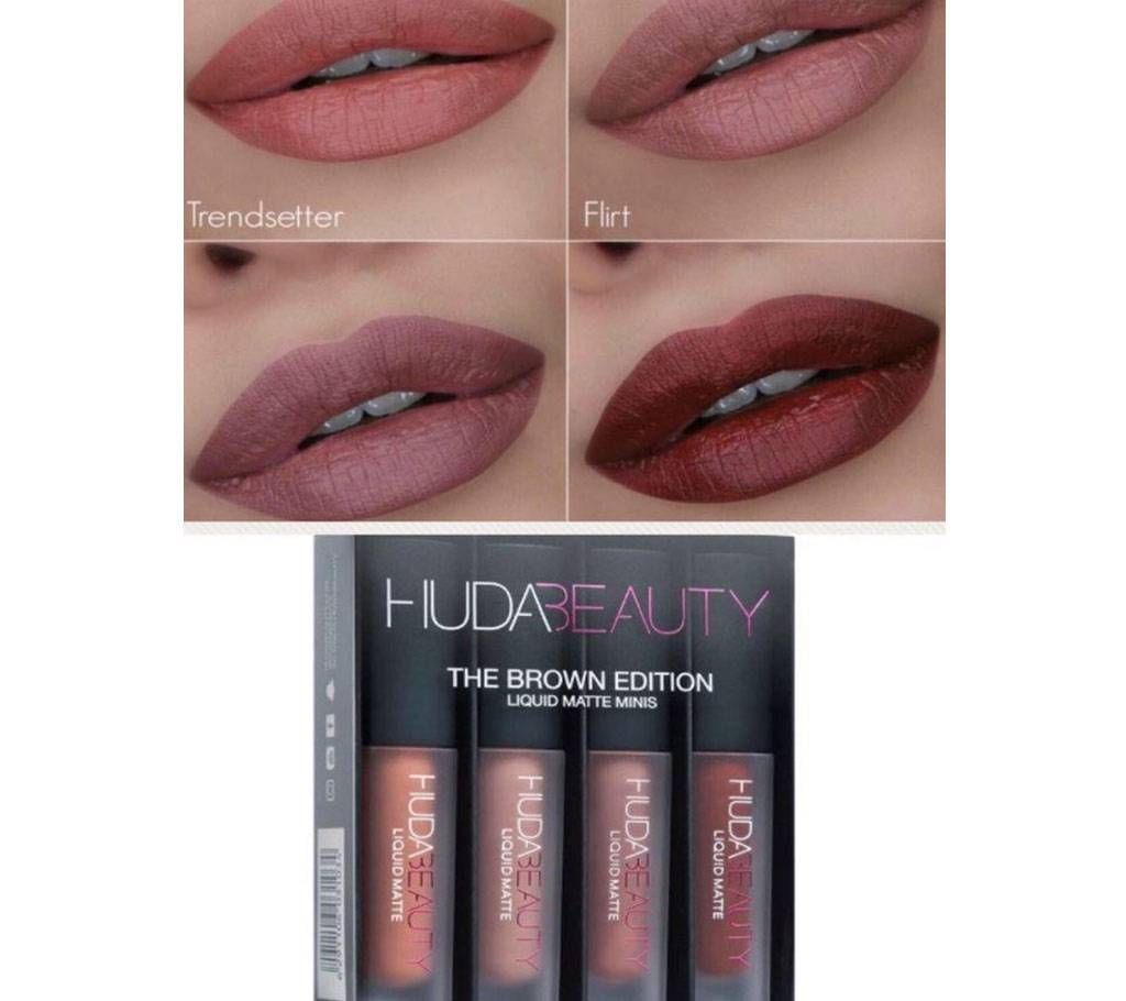 Matte Liquid Lipstick Mini Set Brown Edition
