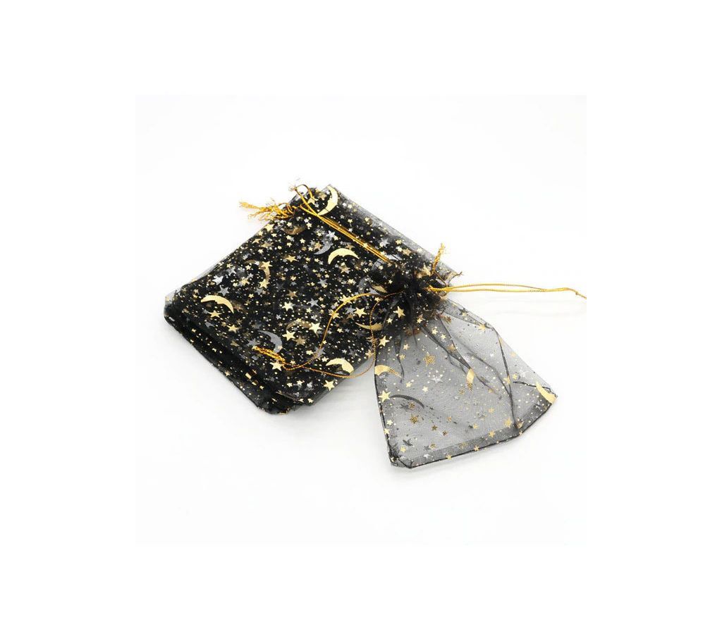 5 PCS Small Jewelry Organizer Bag 9*12 CM Black